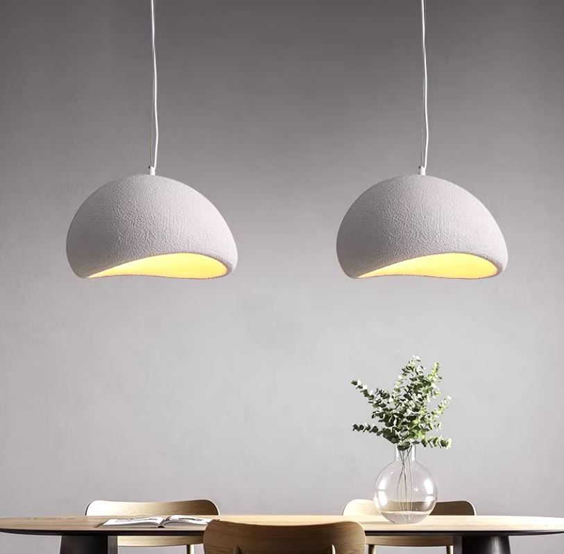 Creme Wabi Sabi Chandelier Light